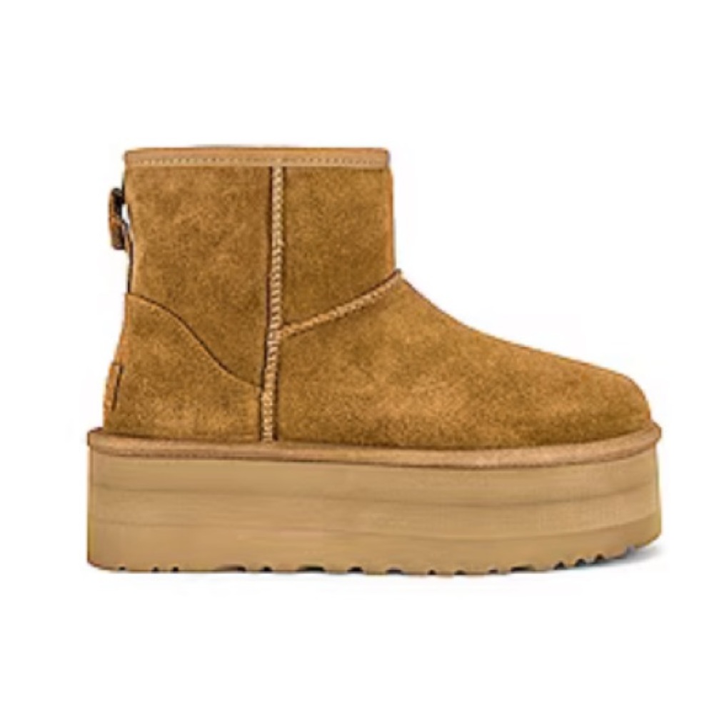 Ugg Classic Mini Platform Bootie - Chestnut
